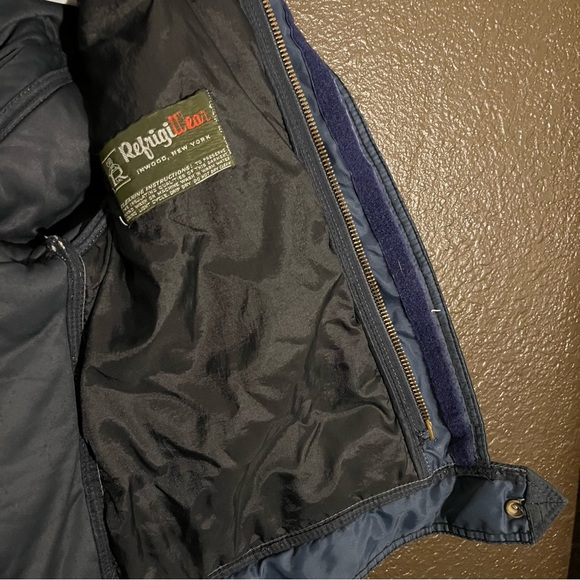 Navy Blue RefigiWear Zip Up Jacket, Size Large - Picture 7 of 12